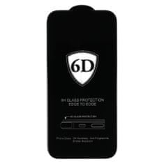 MG Full Glue 6D ochranné sklo na iPhone 12 / 12 Pro, černé