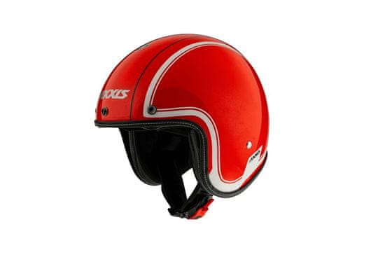 AXXIS HELMETS Otevřená helma AXXIS HORNET SV ABS royal a4 lesklá fluor červená - S