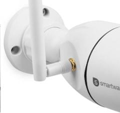 Smartwares IP Venkovní kamera CIP-39220 1080 FHD, 180°, MicroSD, WiFi, podpora Android, iOS, bílá
