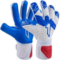 Rinat Brankářské rukavice FIERA GK SEMI bílá/modrá/červená Velikost rukavic: 9