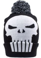 CurePink Zimní čepice Marvel|Punisher: Skull (univerzální)
