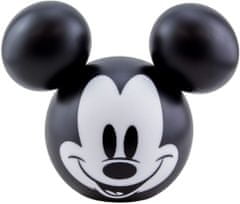 CurePink Dekorativní 3D lampa Disney|Mickey Mouse: Hlava Mickeyho (18 x 15 x 11 cm)
