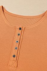 OMG! Dámské tričko s dlouhým rukávem Iseunwen oranžová S