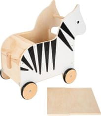 Small foot Box na hračky zebra wildlife