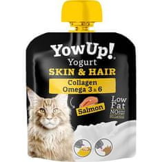 Kraftika Yowup! jogurtová kapsička skin & hair pro kočky, 85 g