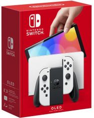 Nintendo Herní konzole Switch, White Joy-Con (OLED)