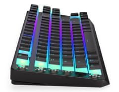Endorfy herní klávesnice Thock TKL Wireless Red Pudding / RGB / red sw. / bezdrátová / mechanická / US layout / černá
