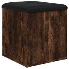shumee Úložná lavice kouřový dub 42 x 42 x 45 cm kompozitní dřevo