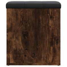 shumee Úložná lavice kouřový dub 42 x 42 x 45 cm kompozitní dřevo