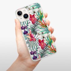 iSaprio Silikonové pouzdro - Flower Pattern 03 pro Apple iPhone 15 Plus