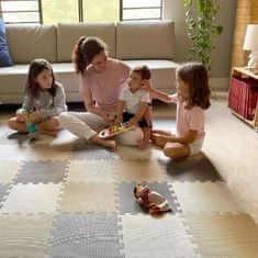 Kidkool Pěnová podložka, Hrací podložka, Puzzle Pěnová podložka pro děti 18ks, 120 x 120 cm | KIDKOOL PUZZLEMAT
