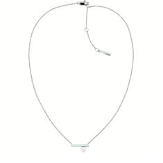 Calvin Klein Půvabný ocelový náhrdelník s perlou Minimal 35000175