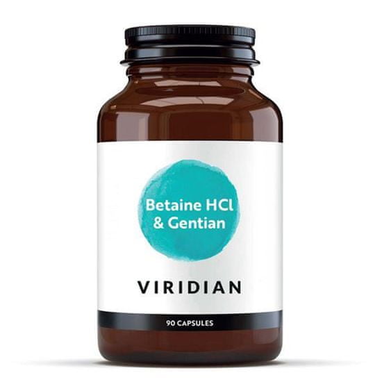 VIRIDIAN nutrition Betaine HCl 90 kapslí