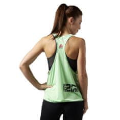 Reebok Tričko běžecké zelené XL OS Long Bra Top