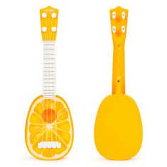 EcoToys Dětské ukulele Dumbo pomeranč