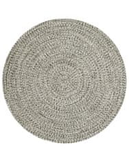 NORTHRUGS Kusový koberec Braided 105552 Melange kruh – na ven i na doma 150x150 (průměr) kruh