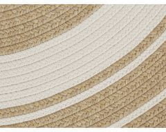NORTHRUGS Kusový koberec Braided 105556 Creme Beige kruh – na ven i na doma 200x200 (průměr) kruh