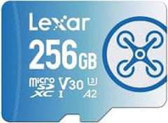Lexar paměťová karta 256GB FLY High-Performance 1066x microSDXC UHS-I, (čtení/zápis:160/90MB/s) C10 A2 V30 U3