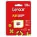 Lexar paměťová karta 128GB PLAY microSDXC UHS-I cards, čtení 150MB/s C10 A1 V10 U1
