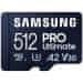 Samsung PRO Ultimate MicroSDXC 512GB + SD Adaptér / CL10 UHS-I U3 / A2 / V30