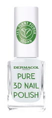 Dermacol Přírodní lak na nehty Pure 3D (Nail Polish) 11 ml (Odstín 01 Crystal Clear)