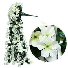HOME & MARKER® Umělé květiny, Umělá orchidej, Umělé květiny jako živé (4×72×77 cm) | HANGROSE Bílá