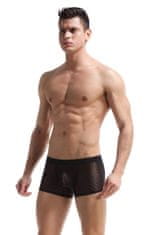 Sexy pánské síťované boxerky černé velikost l/xl