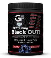 GF nutrition GF Training Black OUT 500 g - raspberry - novinka 