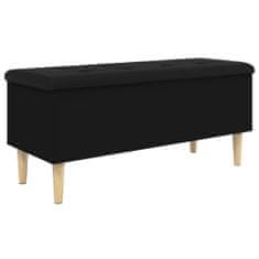 shumee Úložná lavice černá 102 x 42 x 46 cm kompozitní dřevo