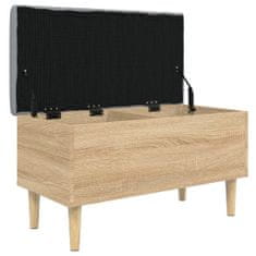 Vidaxl Úložná lavice dub sonoma 82 x 42 x 46 cm kompozitní dřevo