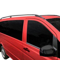 J&J Automotive Střešní nosiče pro Mercedes Vito W639 2003-2014 Black Compact Van 