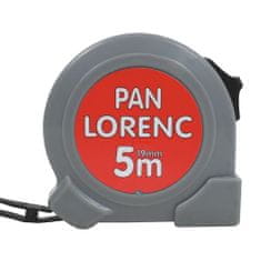 Toptrade metr svinovací, „PAN LORENC“, jednobrzdový, 19 mm x 5 m