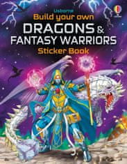 Usborne Build Your Own Dragons and Fantasy Warriors Sticker Book