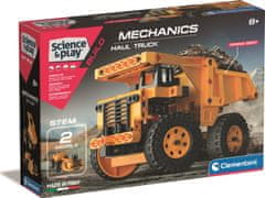 Clementoni Science&Play Mechanická laboratoř Těžební auta 2v1