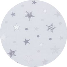 Chipolino Skládací matrace 120x60 cm Platinum,grey stars