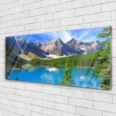 tulup.cz akrylový obraz Jezero Hora Les Krajina 125x50 cm 4 Přívěsky