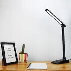 MG LDL-110 USB stolní lampa, černá