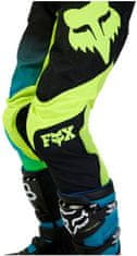 FOX kalhoty FOX 360 Streak černo-žluto-modro-zeleno-tyrkysové 30