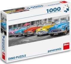 Dino Panoramatické puzzle Sraz bouráků 1000 dílků