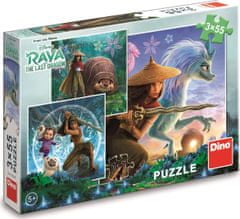 Dino Puzzle Raya a kamarádi 3x55 dílků
