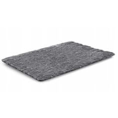 KOMFORTHOME Měkký koberec Shaggy Antislip 120x160 cm Barva Tmavě šedá