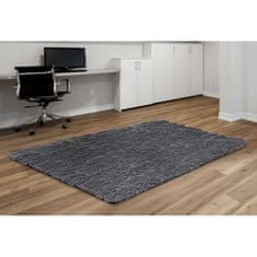 KOMFORTHOME Měkký koberec Shaggy Antislip 100x160 cm Barva Tmavě šedá