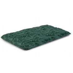 KOMFORTHOME Měkký chlupatý protiskluzový koberec 100x160 cm Barva zelená