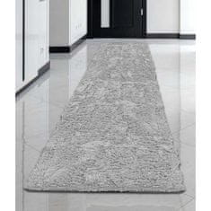 KOMFORTHOME Měkký koberec Shaggy Antislip 80x300 cm Barva Světle šedá