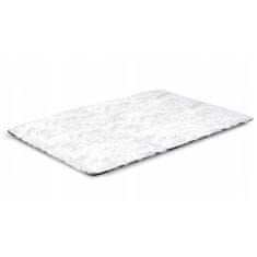KOMFORTHOME Měkký koberec Shaggy Antislip 80x160 cm Barva Bílá