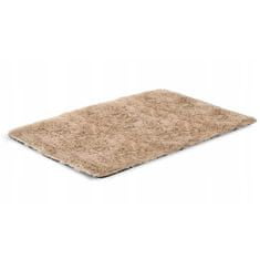 KOMFORTHOME Měkký chlupatý protiskluzový koberec 100x160 cm Barva béžová