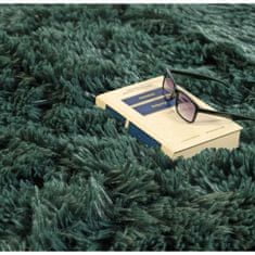 KOMFORTHOME Měkký chlupatý protiskluzový koberec 160x220 cm Barva zelená