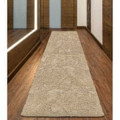 KOMFORTHOME Měkký koberec Shaggy Antislip 80x300 cm Barva Béžová