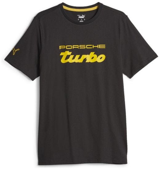 Porsche triko PUMA LEGACY ESS černo-žluté