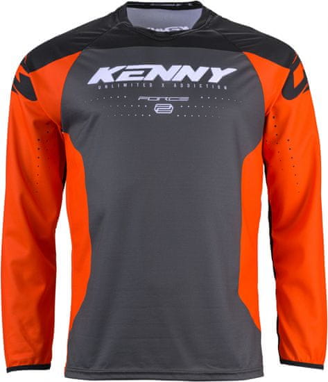 Kenny dres FORCE 24 černo-oranžovo-bílo-šedý